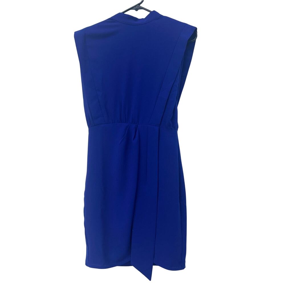 NWOT TCEC Women's Blue Colette Sleeveless Sheath Dress Size S